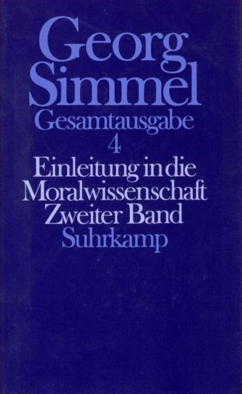 Einleitung in die Moralwissenschaft.Tl.2