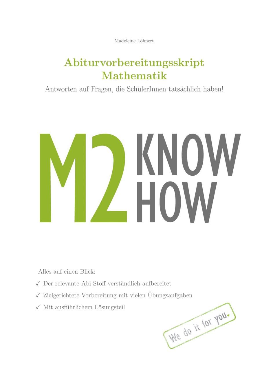 Buchcover: Abiturvorbereitungsskript Mathematik
