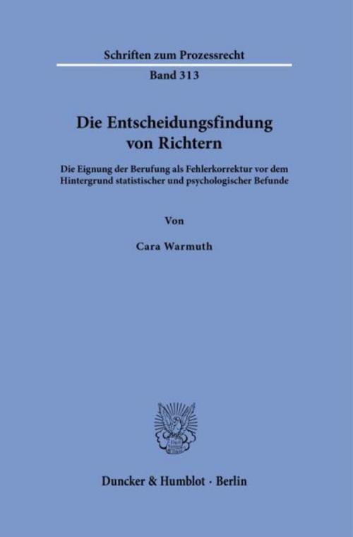 Die Entscheidungsfindung von Richtern