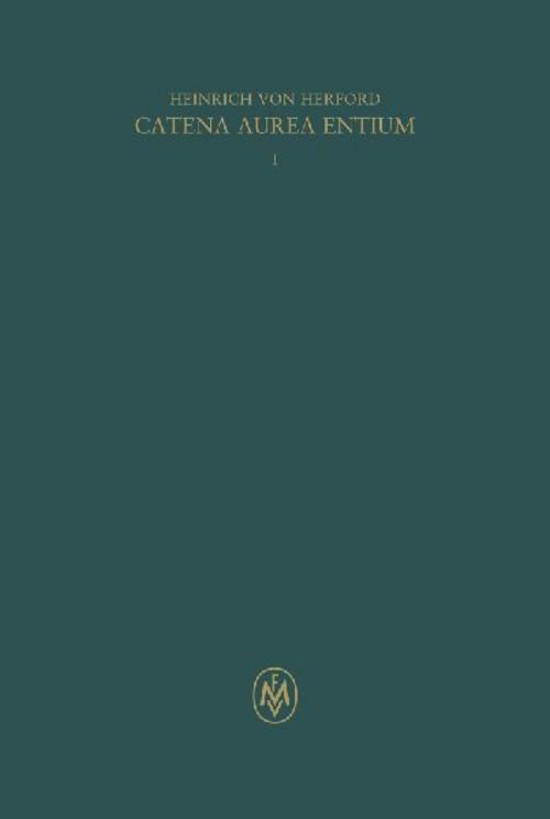 Buchcover: Catena aurea entium, Buch I