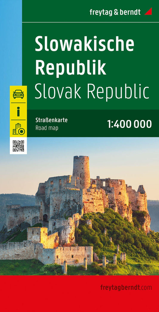 Slowakische Republik 1 : 400 000. Autokarte