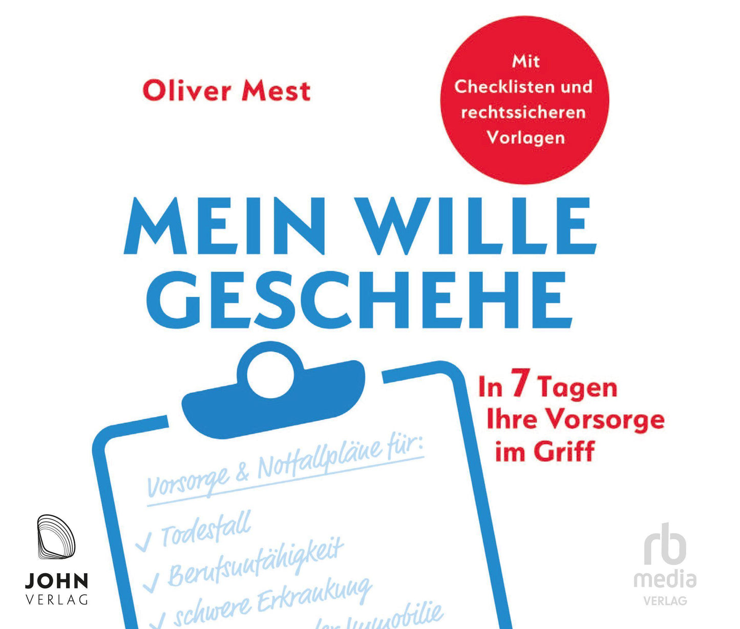 Mein Wille geschehe,Audio-CD, MP3