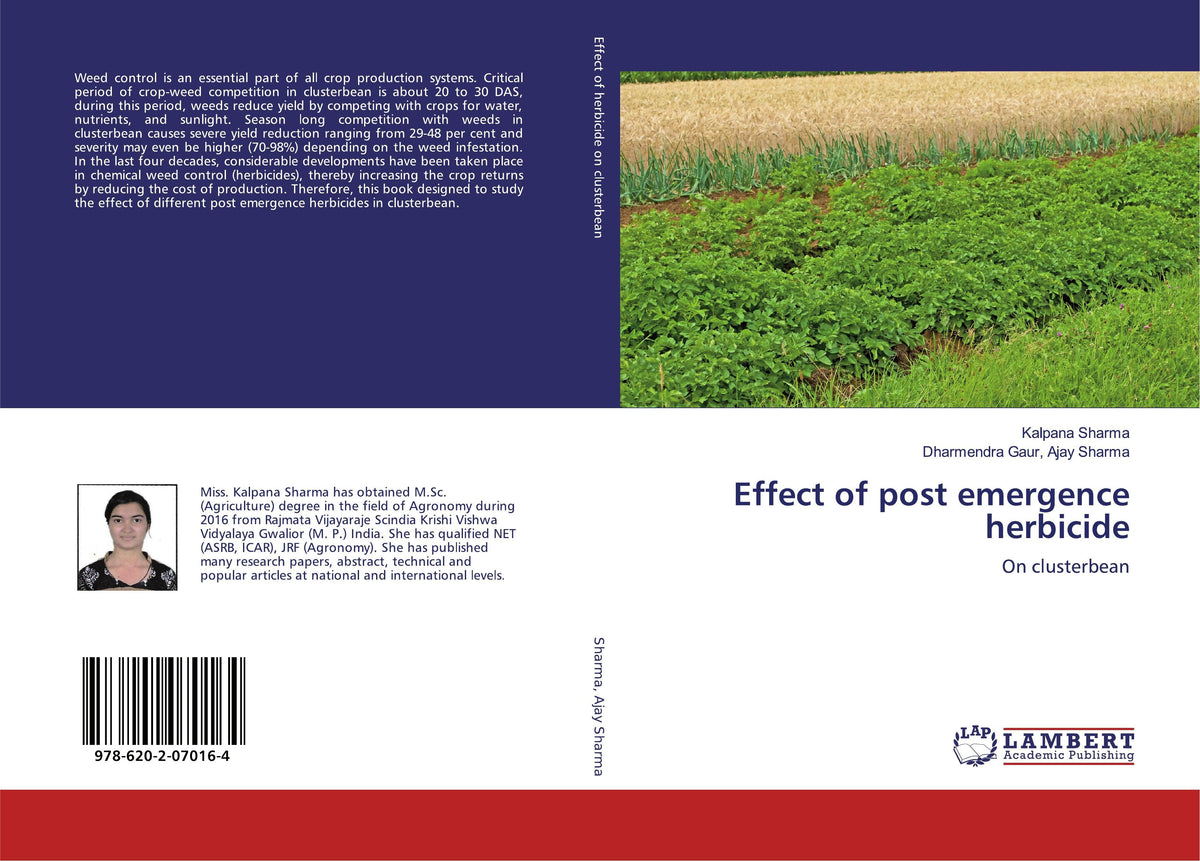 Buchcover: Effect of post emergence herbicide
