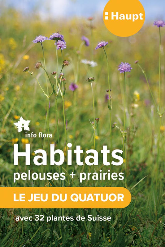 Habitats pelouses et prairies - le jeu du quatuor
