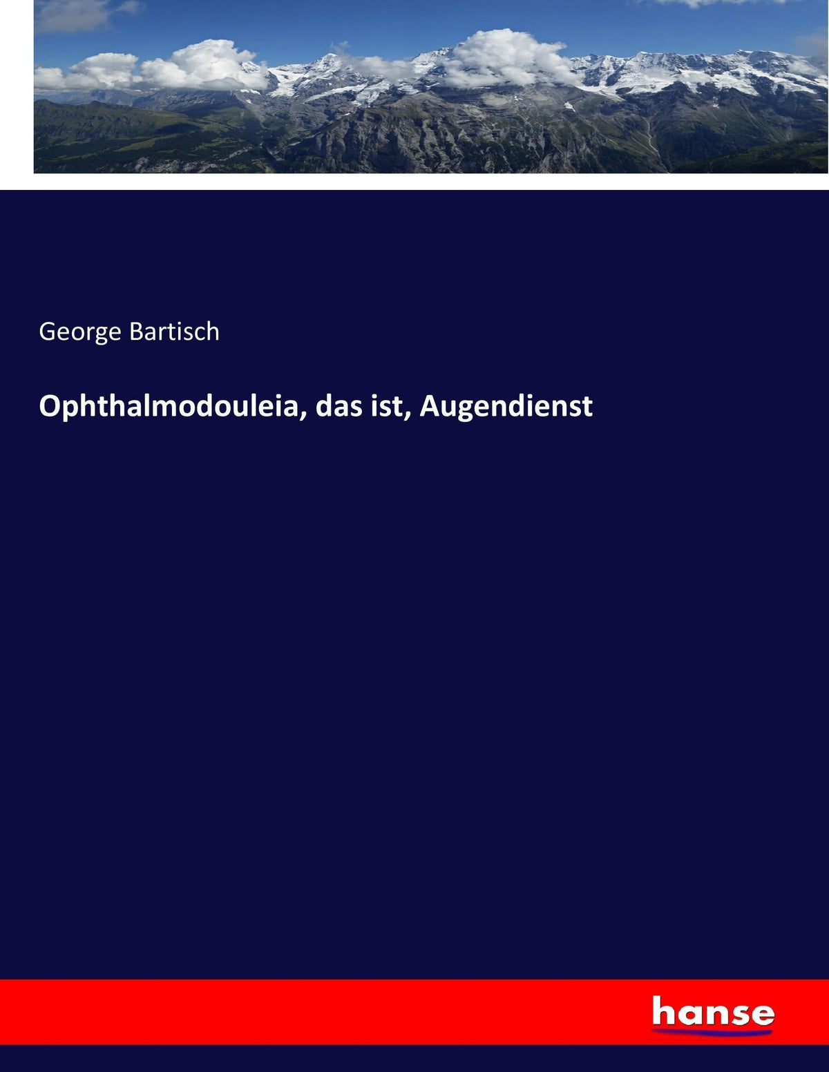 Buchcover: Ophthalmodouleia, das ist, Augendienst