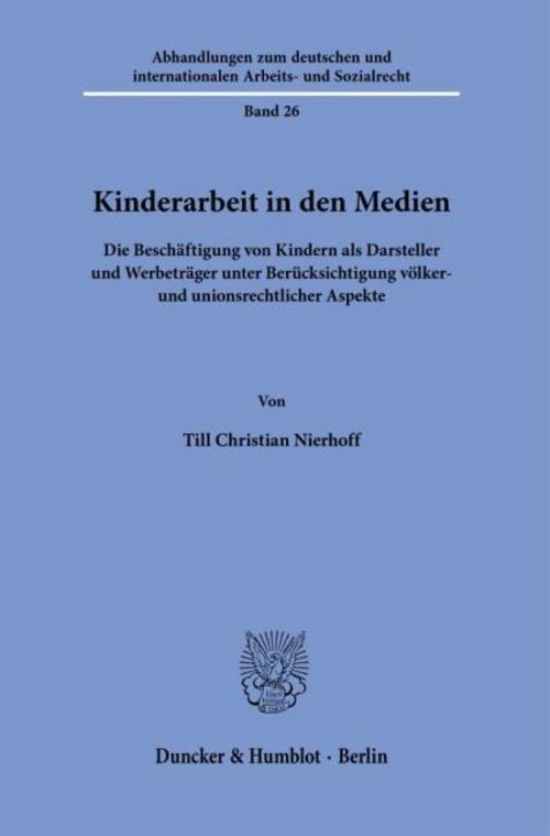 Kinderarbeit in den Medien
