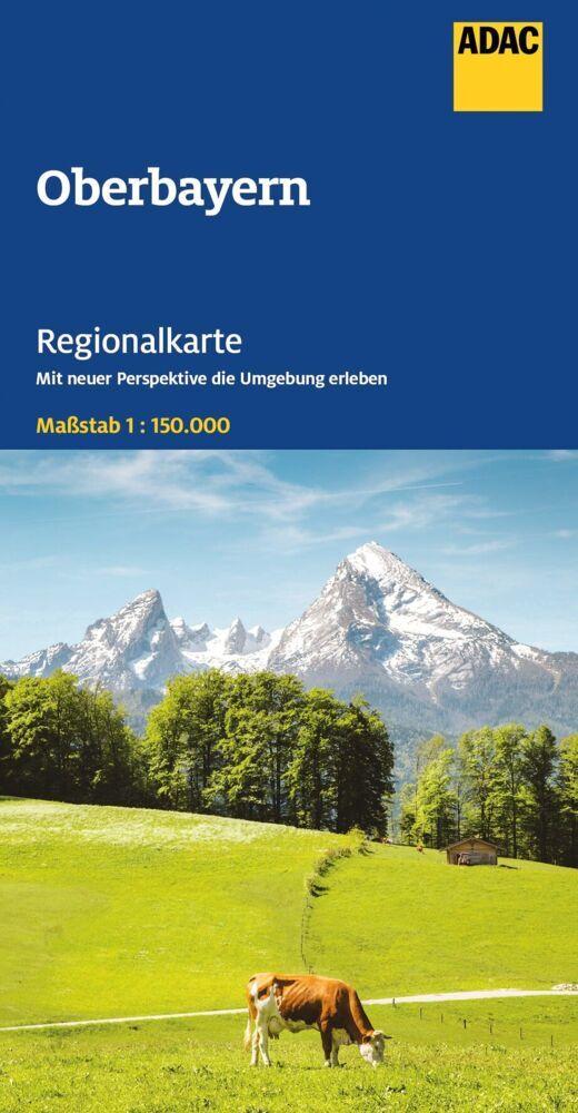 ADAC Regionalkarte 16 Oberbayern 1:150.000