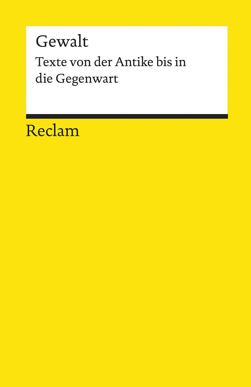 Buchcover: Gewalt
