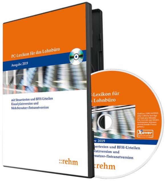 PC-Lexikon für das Lohnbüro, Ausgabe 2019,1 CD-ROM