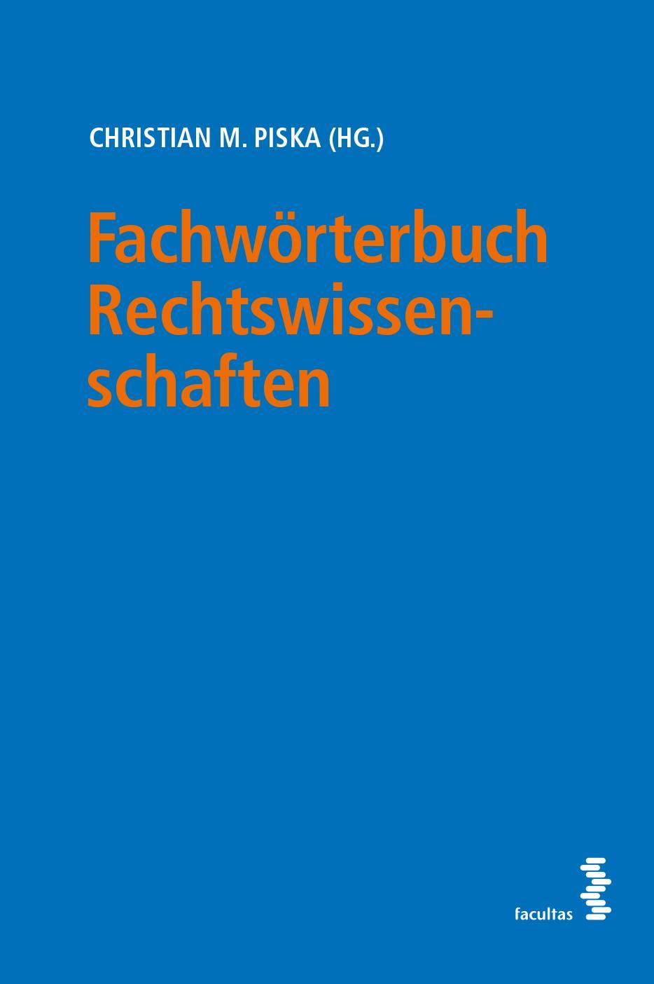 Fachwörterbuch Rechtswissenschaften