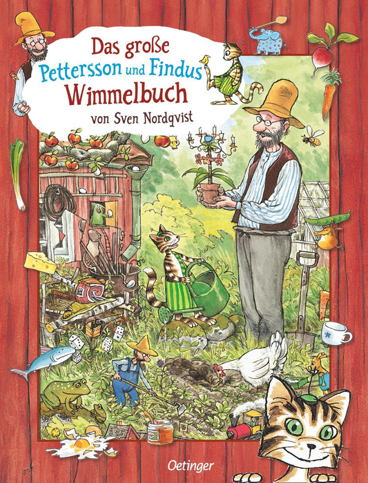 Das große Pettersson und Findus Wimmelbuch: Lustiges Suchbuch mit wimmeligen Bildern von Sven Nordqvist für Kinder ab 2 Jahren