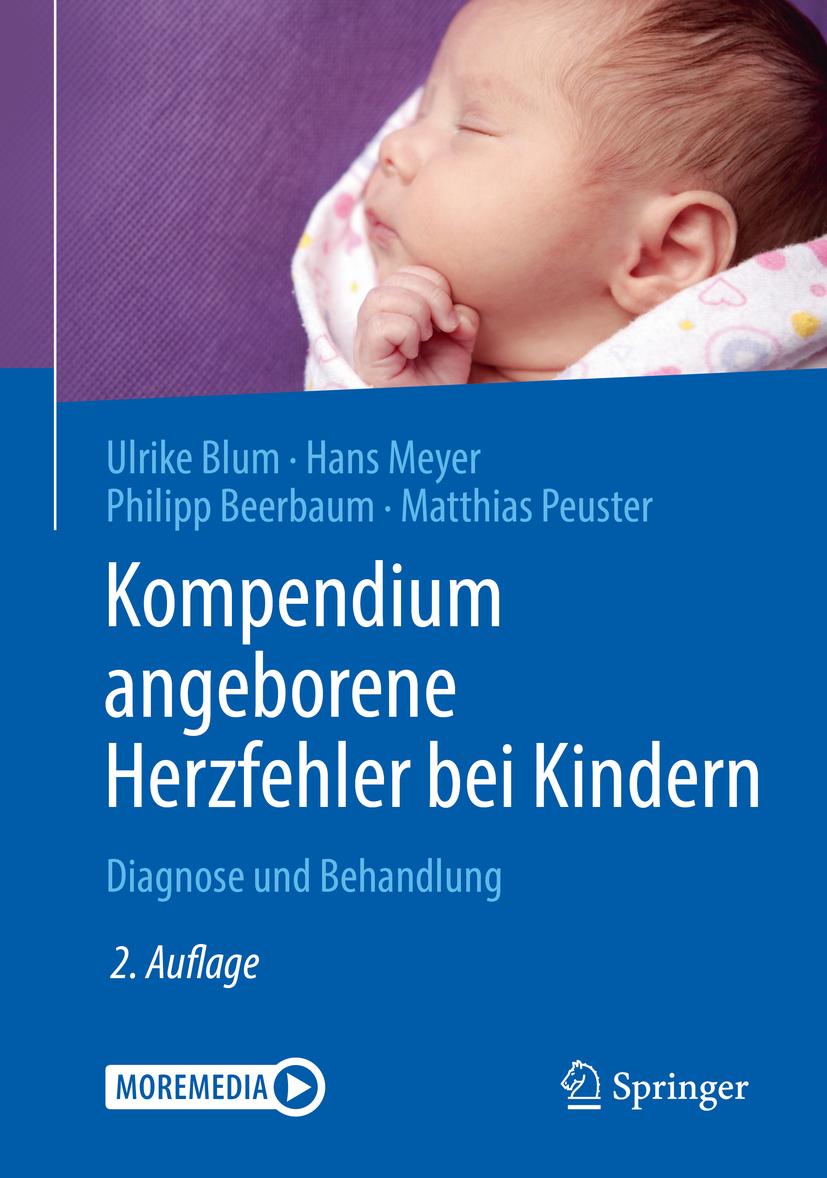 Buchcover: Kompendium angeborene Herzfehler bei Kindern