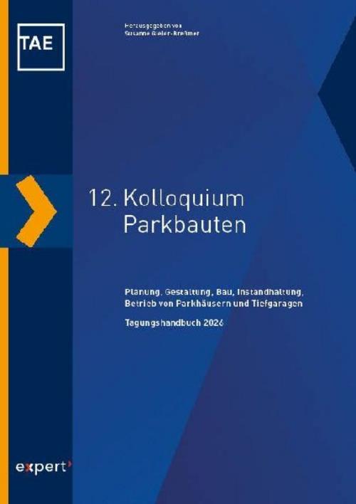 Buchcover: 12. Kolloquium Parkbauten