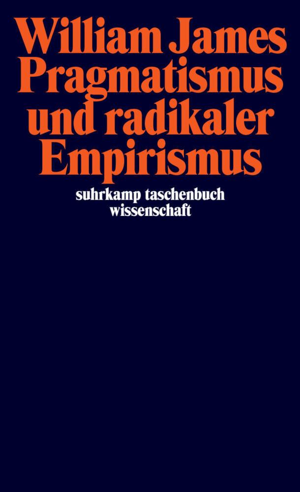 Buchcover: Pragmatismus und radikaler Empirismus