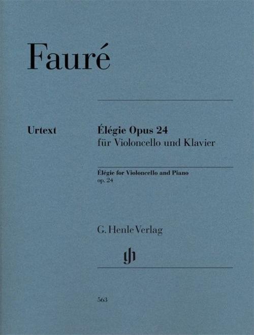 Élégie Opus 24 für Violoncello und Klavier