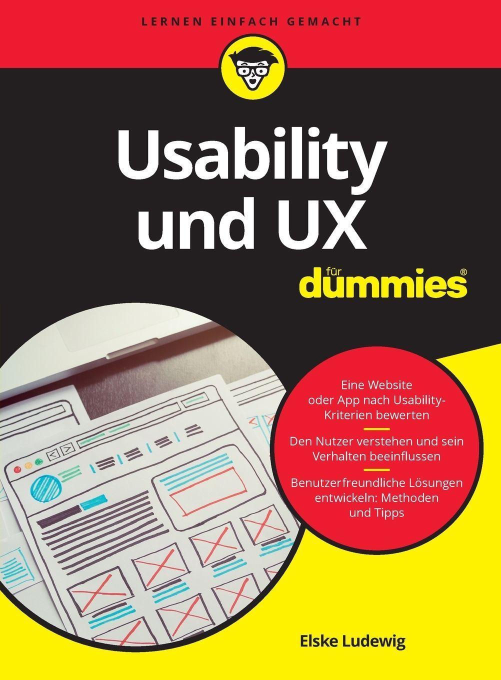 Buchcover: Usability und UX für Dummies