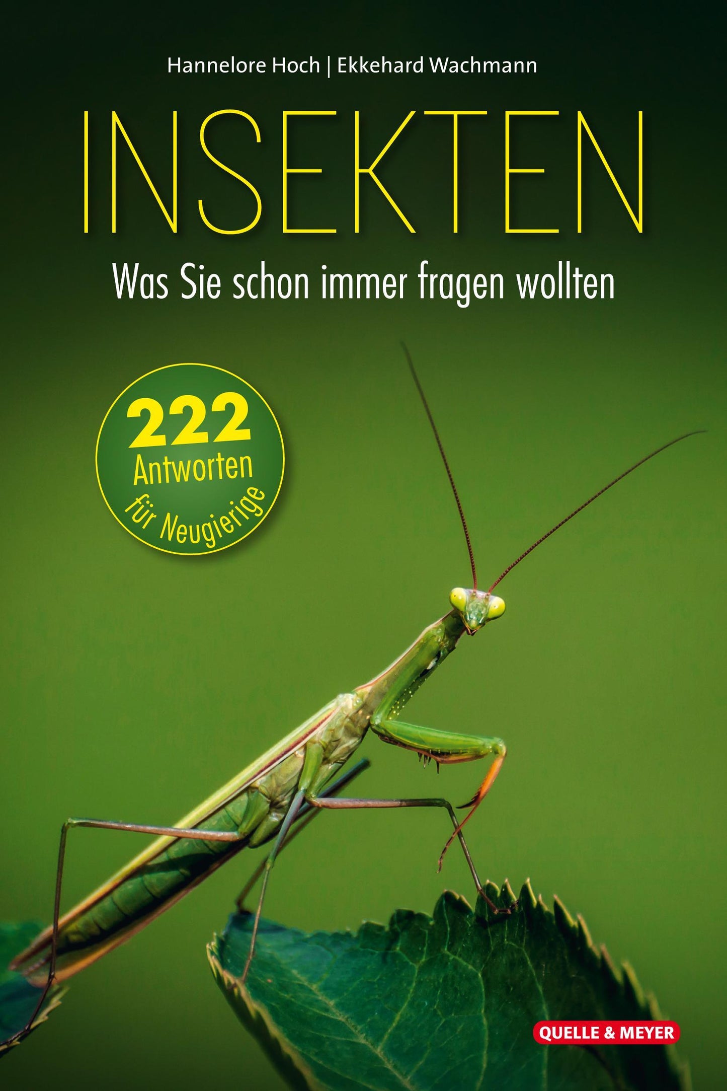 Buchcover: Insekten - Was Sie schon immer fragen wollten