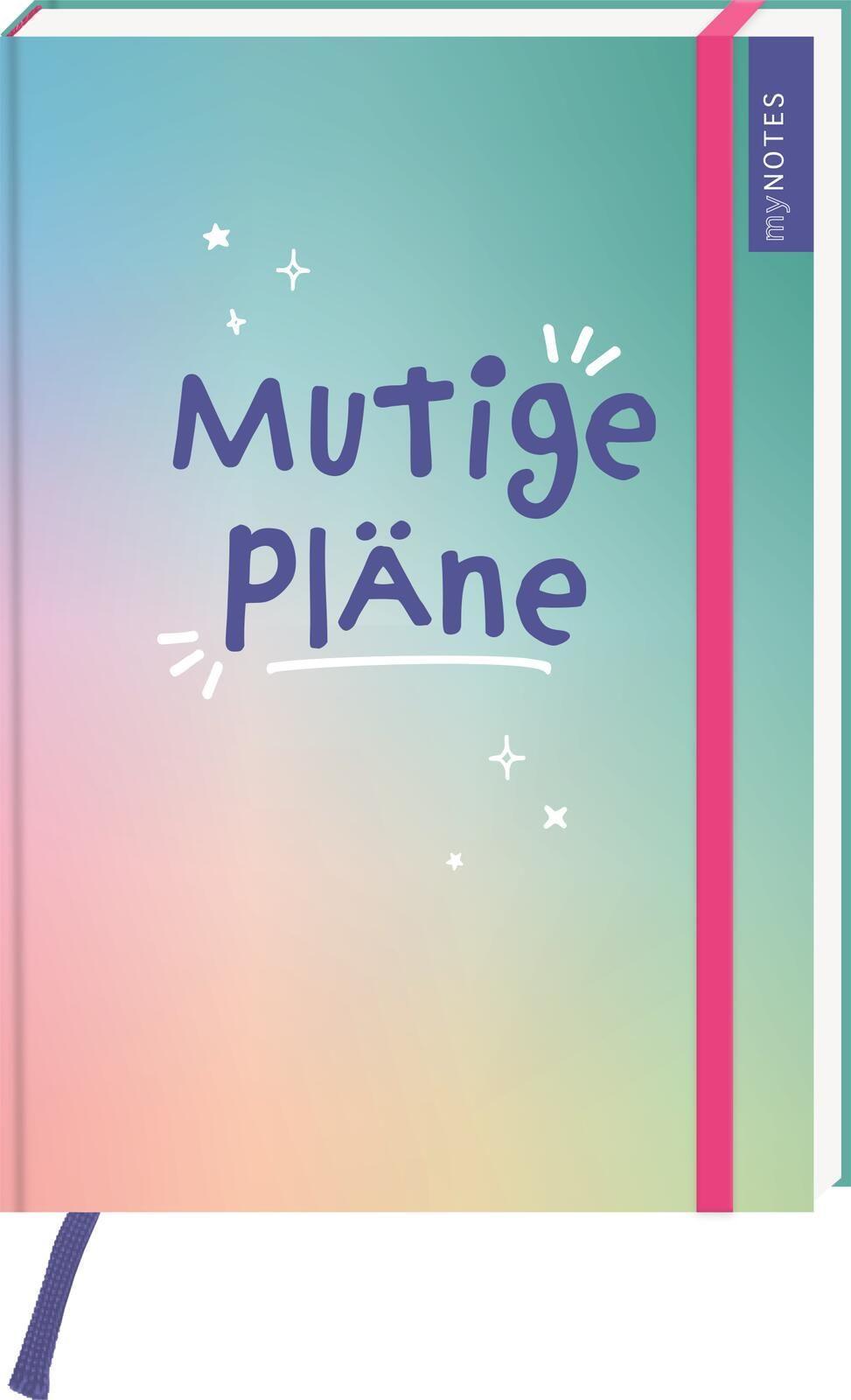Buchcover: myNOTES Papeterie: Notizbuch A5 Mutige Pläne