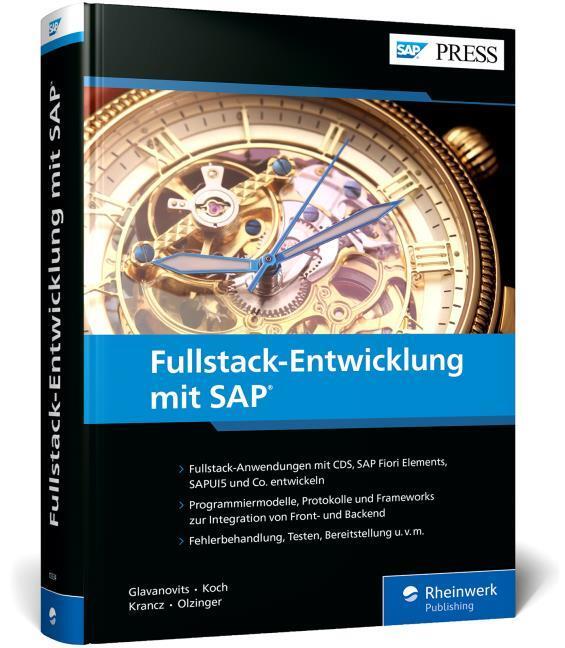 Buchcover: Fullstack-Entwicklung mit SAP