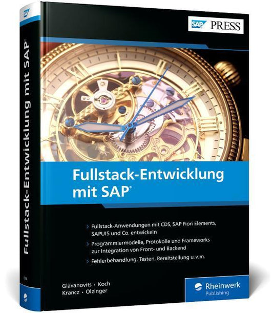 Buchcover: Fullstack-Entwicklung mit SAP