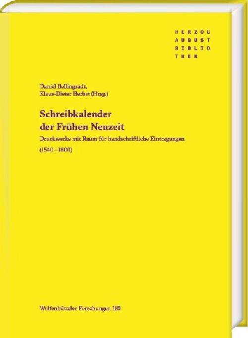 Schreibkalender der Frühen Neuzeit
