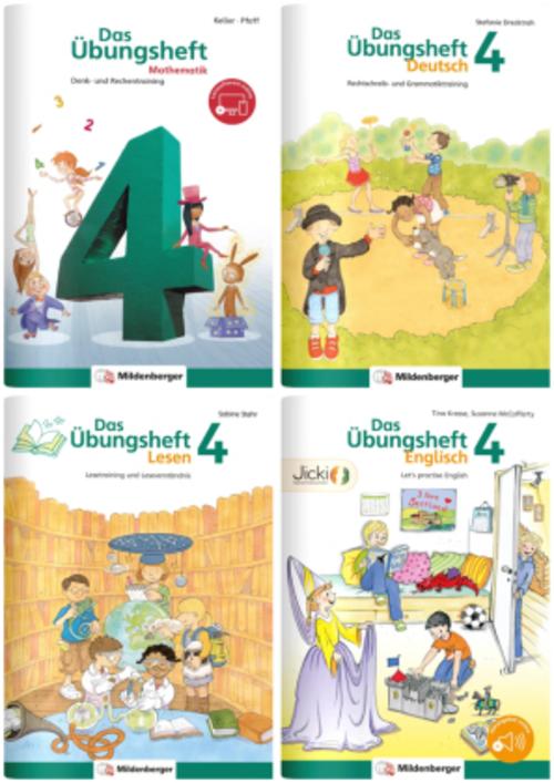Sicher ins 5. Schuljahr - Paket: Rechnen - Schreiben - Lesen - Grammatik - Englisch · Klasse 4