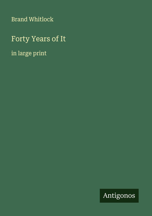 Forty Years of It