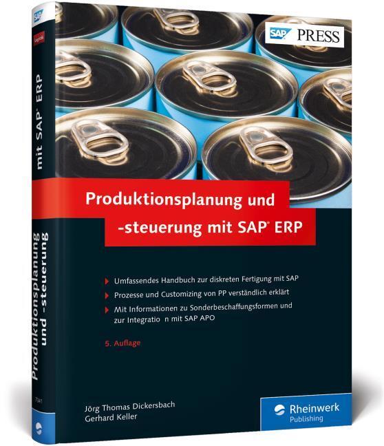 Buchcover: Produktionsplanung und -steuerung mit SAP ERP