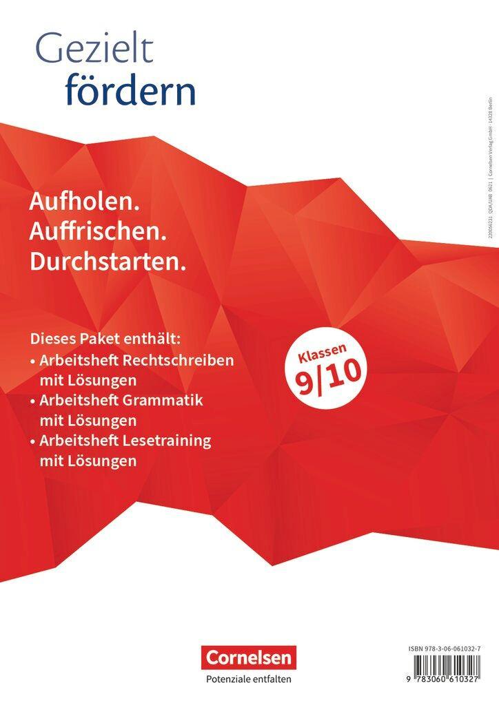 Gezielt fördern 9./10. Schuljahr. Thematische Arbeitshefte im Paket