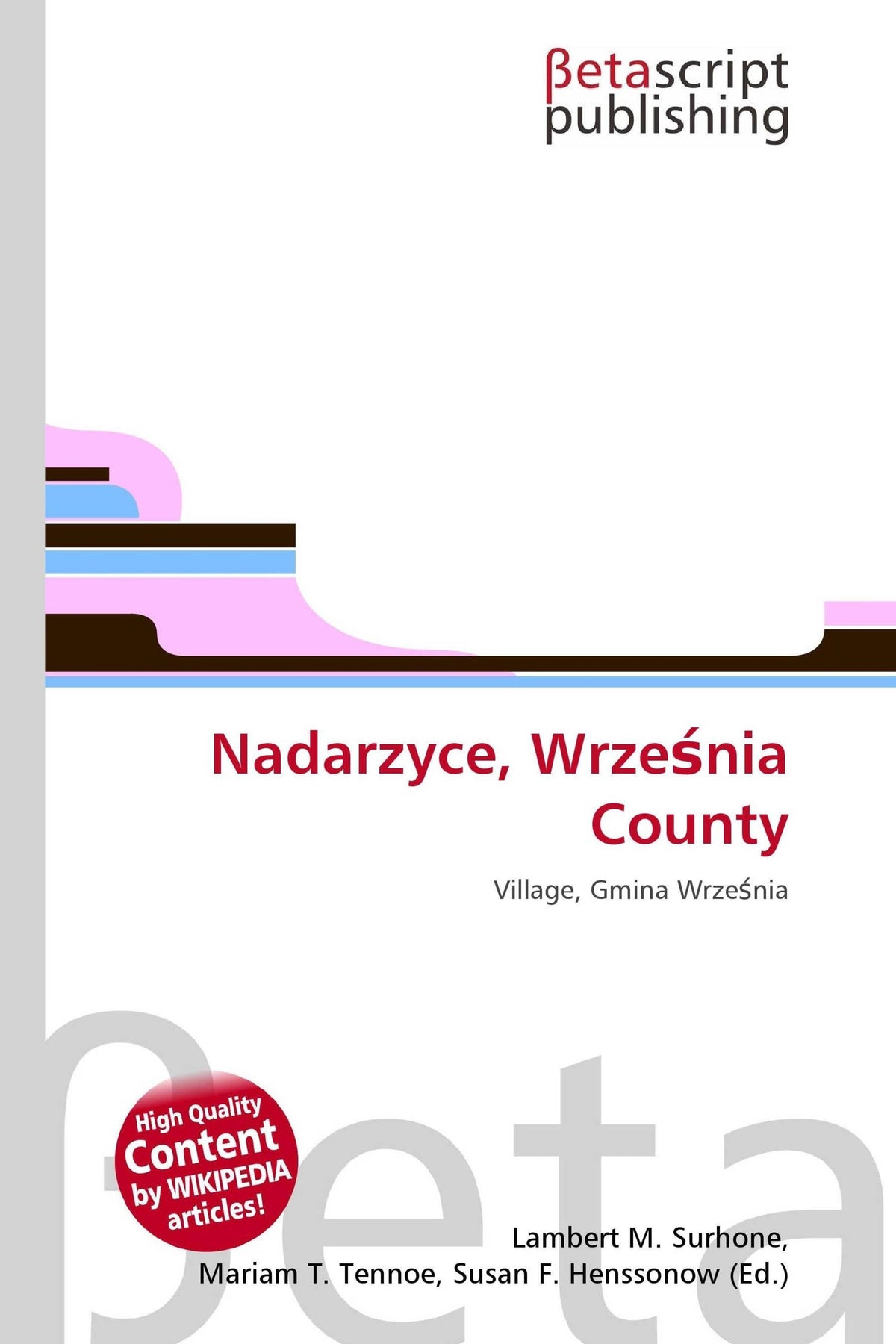 Buchcover: Nadarzyce, Wrze¿nia County