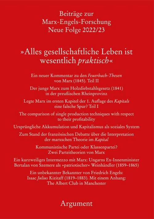 'Alles gesellschaftliche Leben ist wesentlich praktisch'