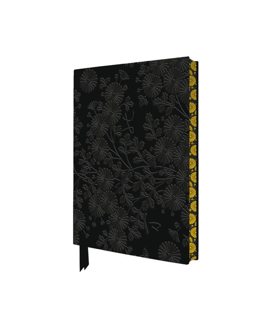 Uematsu Hobi: Box Decorated with Chrysanthemums Artisan Art Pocket Notebook (Flame Tree Journals)