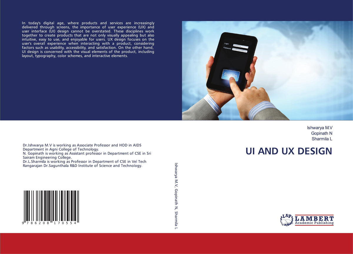 Buchcover: UI AND UX DESIGN