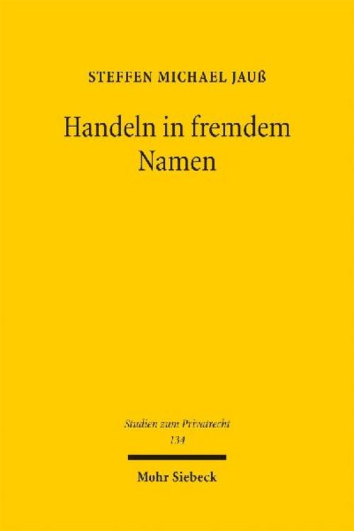 Handeln in fremdem Namen