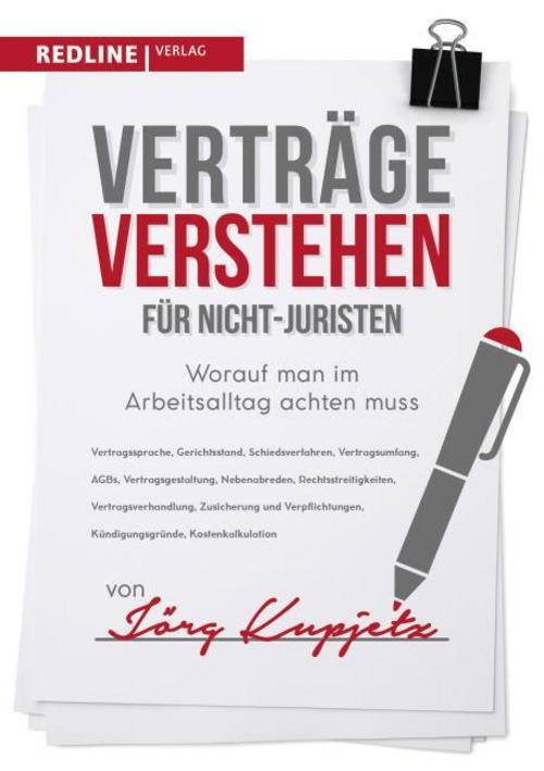 Buchcover: Verträge verstehen für Nicht-Juristen