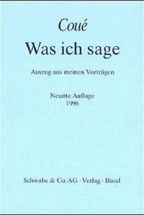 Was ich sage