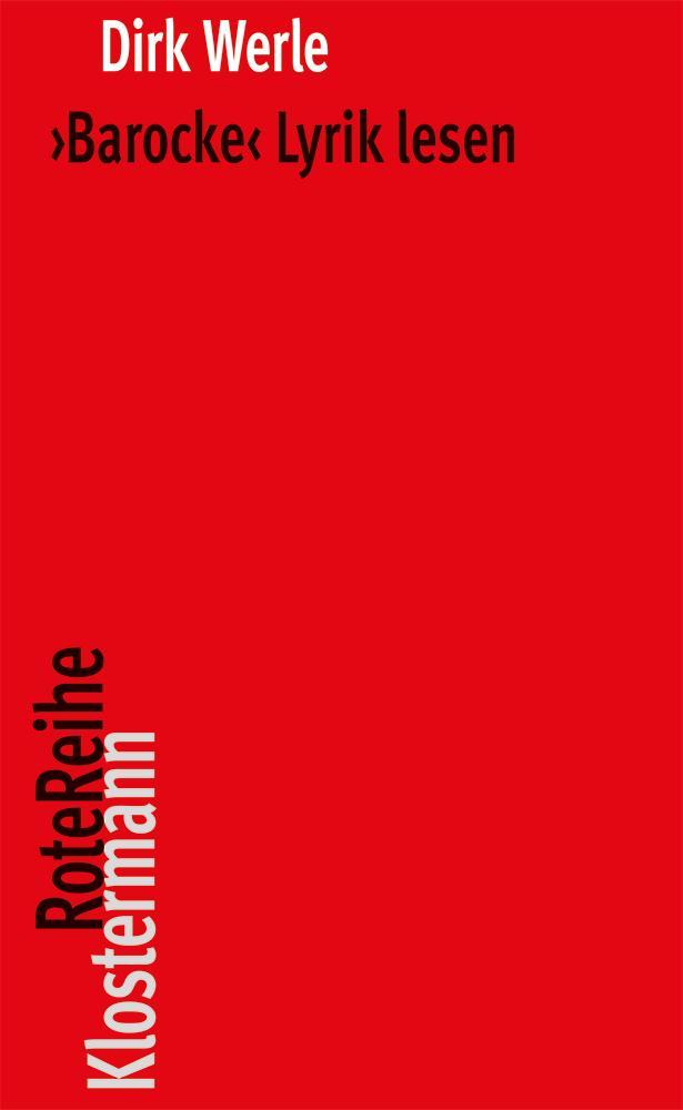 Buchcover: 'Barocke' Lyrik lesen
