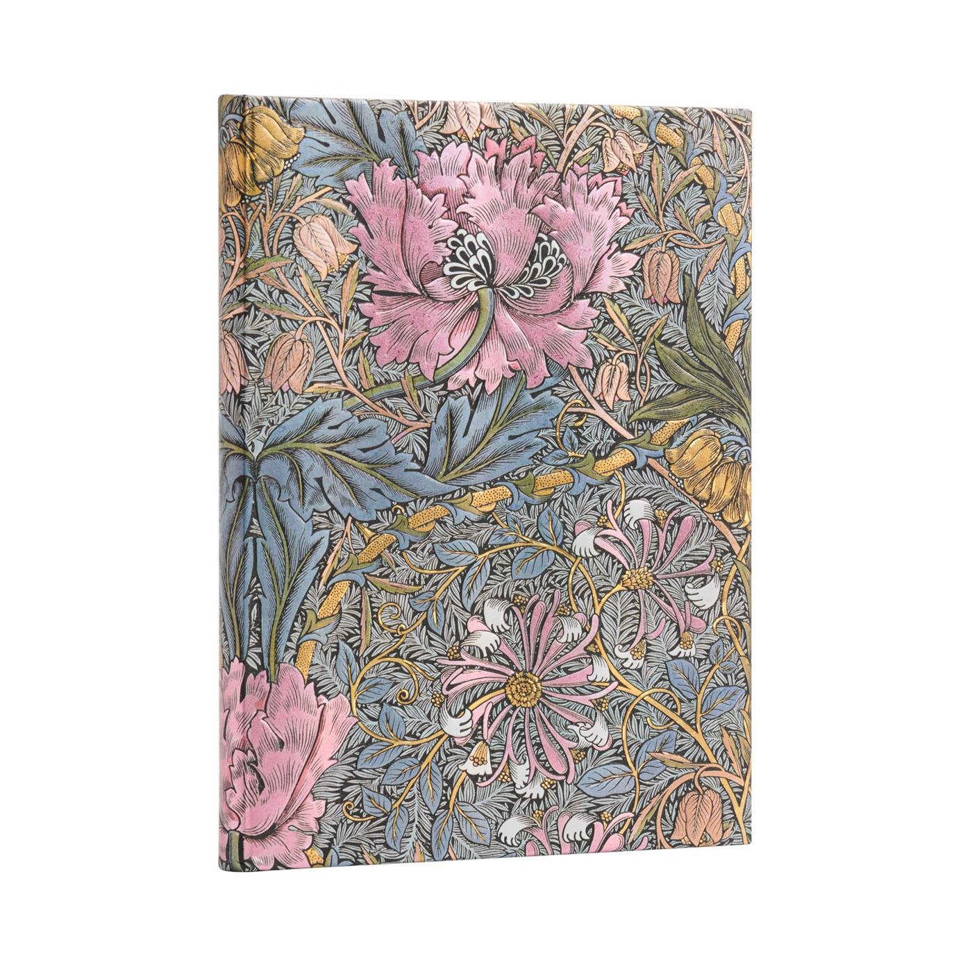 Notizbuch Morris Heckenkirsche in Pink Ultra Unliniert