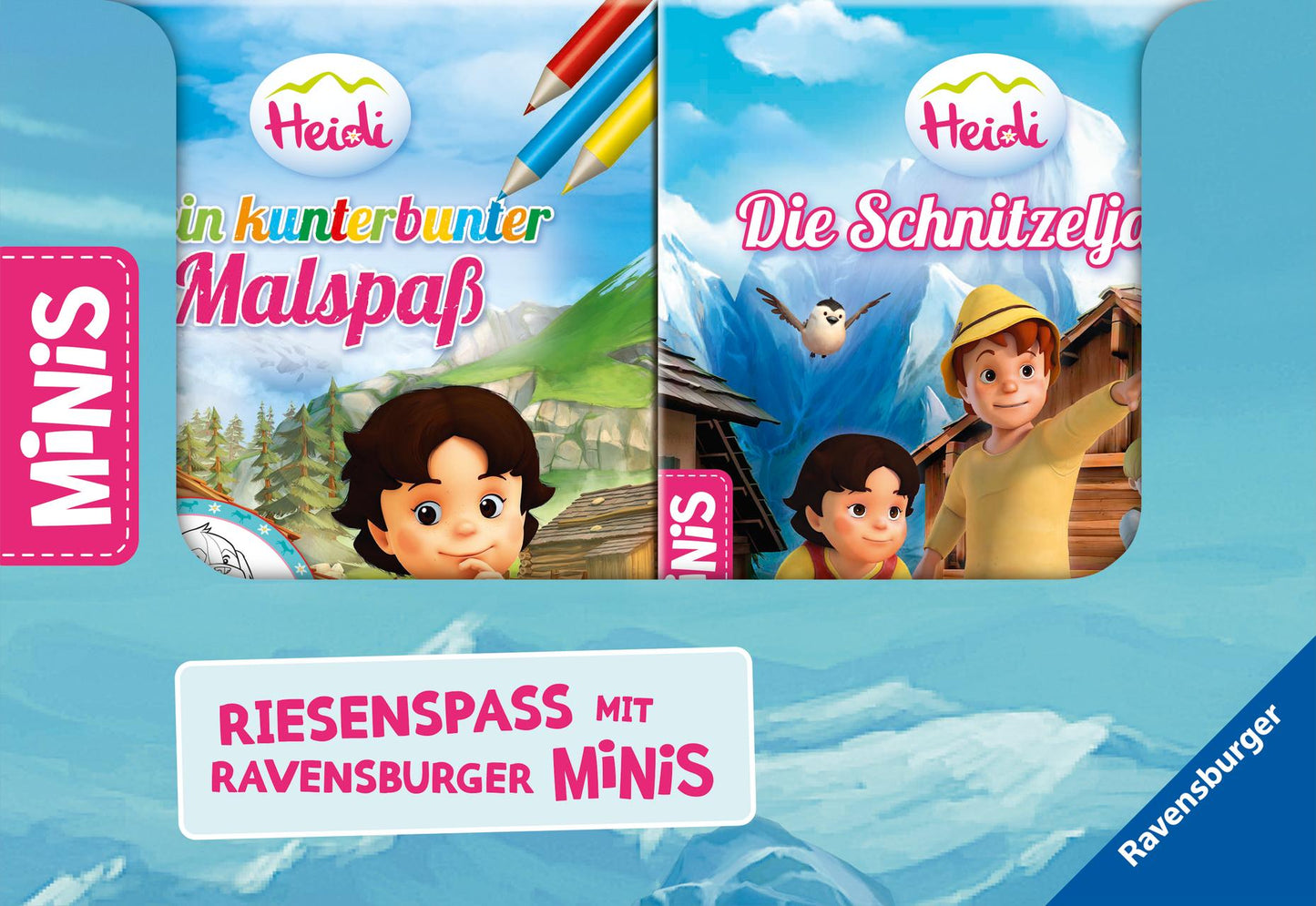 Verkaufs-Kassette \"Ravensburger Minis 14 - Heidis Abenteuer in den Bergen\"