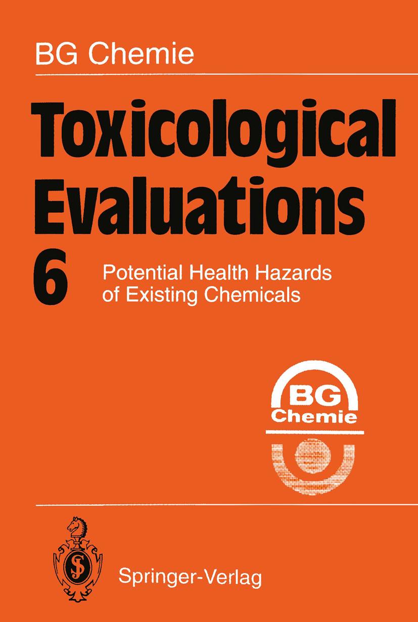 Buchcover: Toxicological Evaluations 6