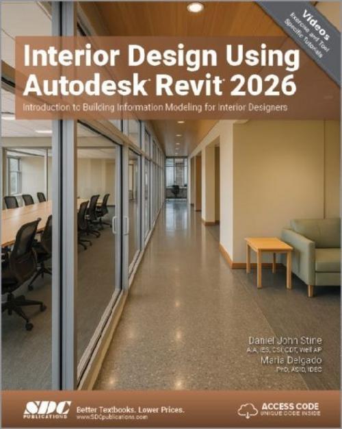 Buchcover: Interior Design Using Autodesk Revit 2026