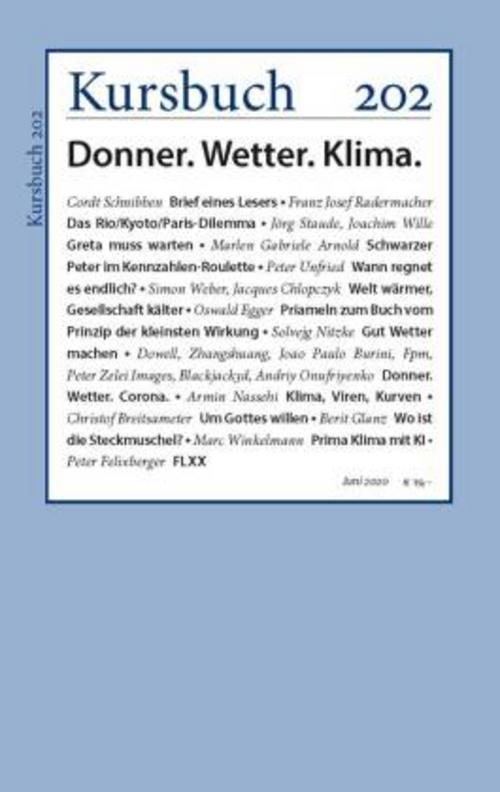 Buchcover: Donner. Wetter. Klima.