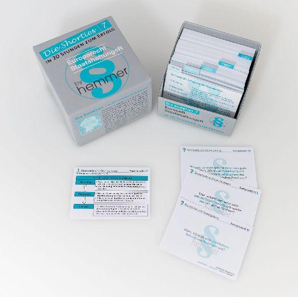 Karteikarten Shorties Box 7 - Europarecht, Staatshaftungsrecht