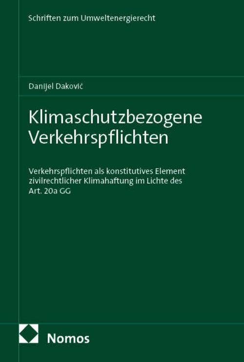 Klimaschutzbezogene Verkehrspflichten