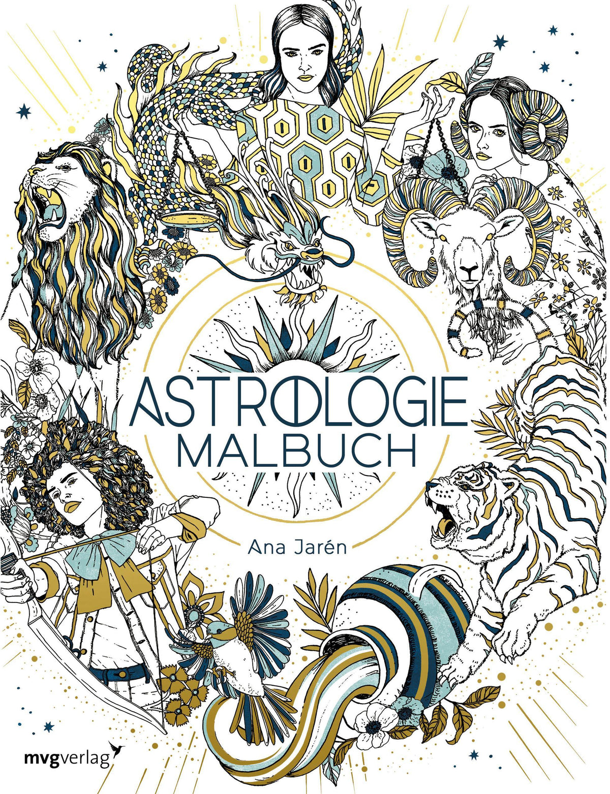 Buchcover: Astrologie-Malbuch