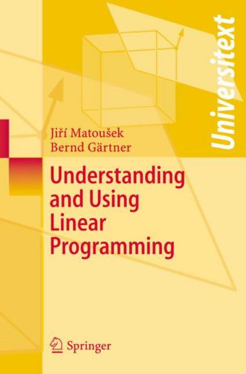 Buchcover: Understanding and Using Linear Programming