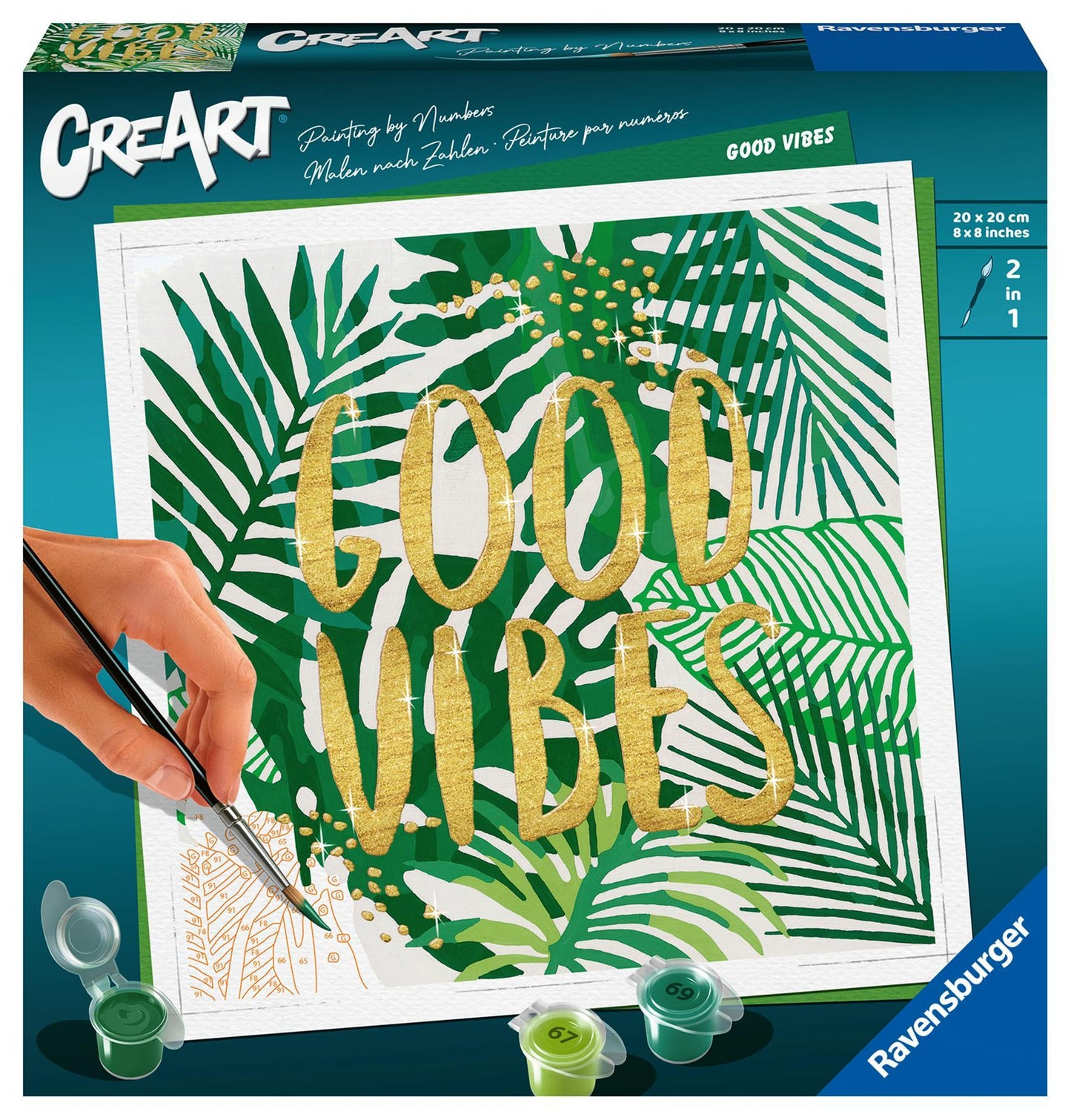 Malen nach Zahlen CreArt - Good Vibes
