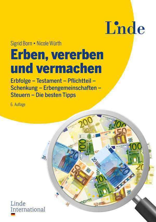 Buchcover: Erben, vererben und vermachen