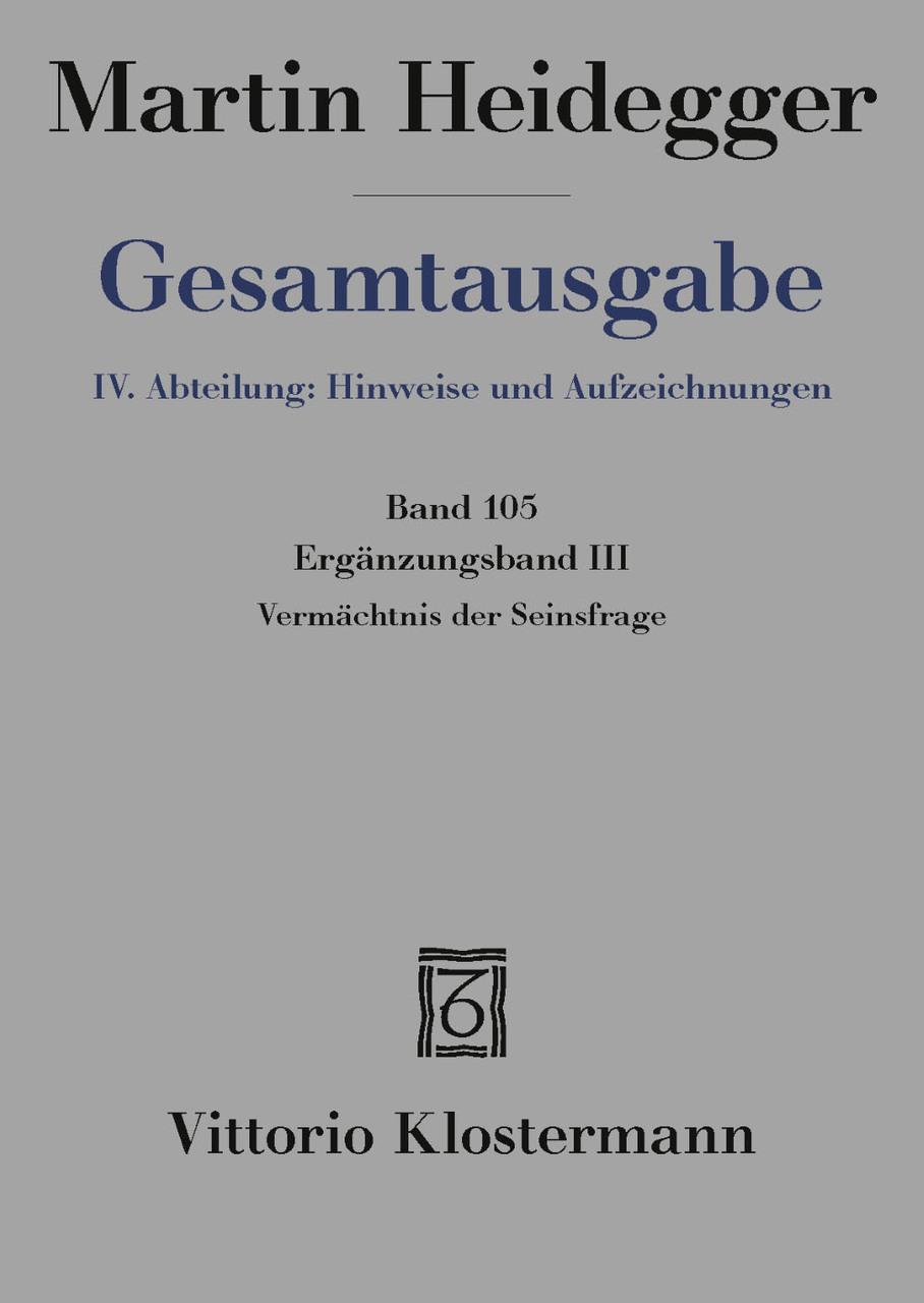 Vermächtnis der Seinsfrage