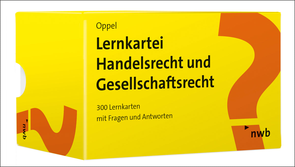 Buchcover: Lernkartei Handelsrecht und Gesellschaftsrecht